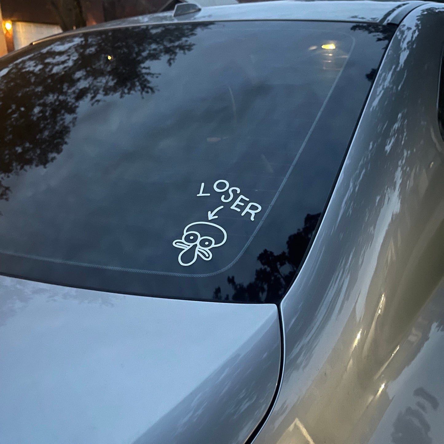 Squidward Loser Decal