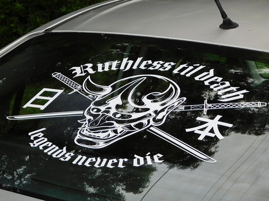 Ruthless Til Death Decal